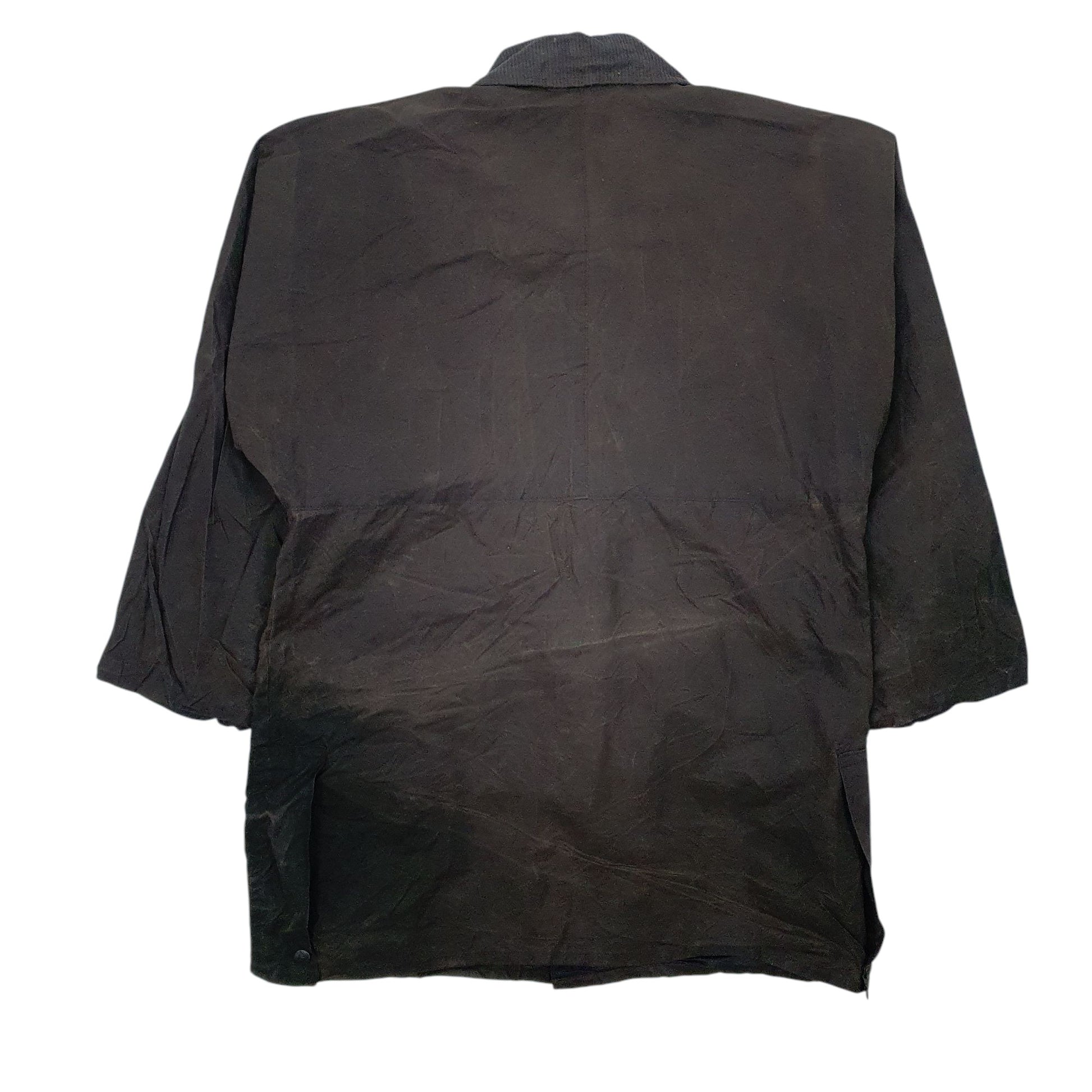 Mens Black Madia Vintage  Coat