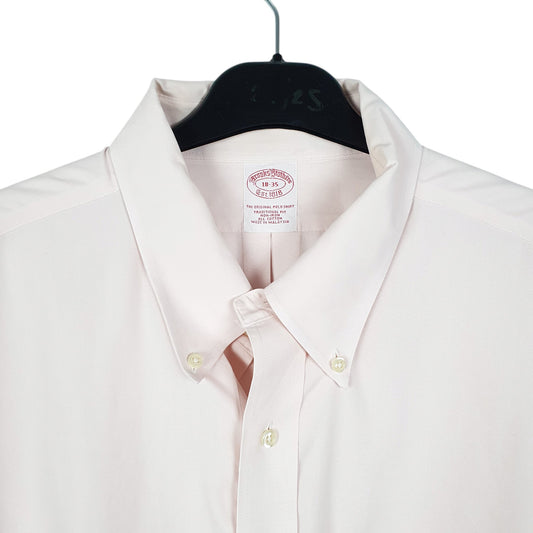 Mens Pink Brooks Brothers  Long Sleeve Shirt
