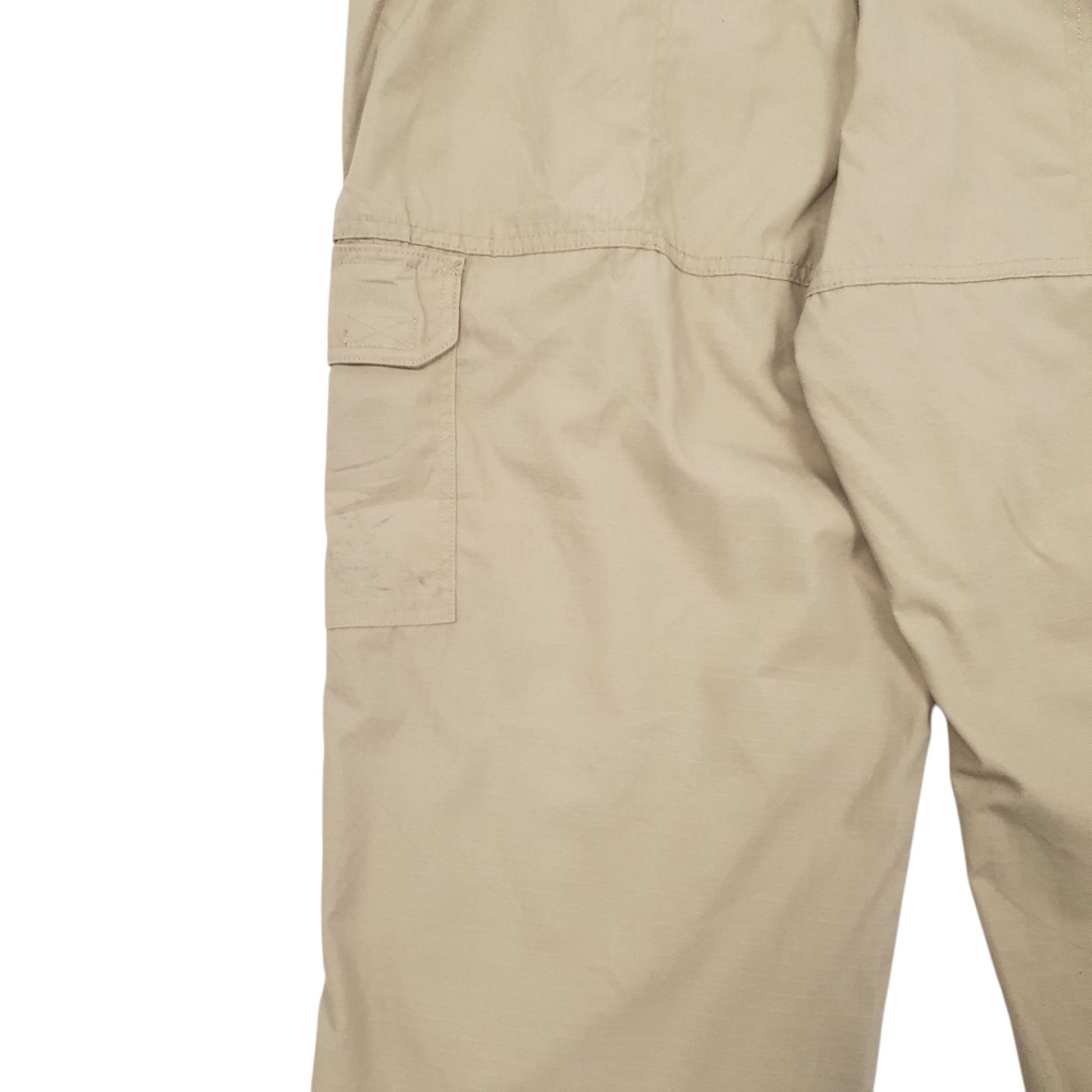 Mens Beige 5.11 Tactical Workwear Cargo Trousers
