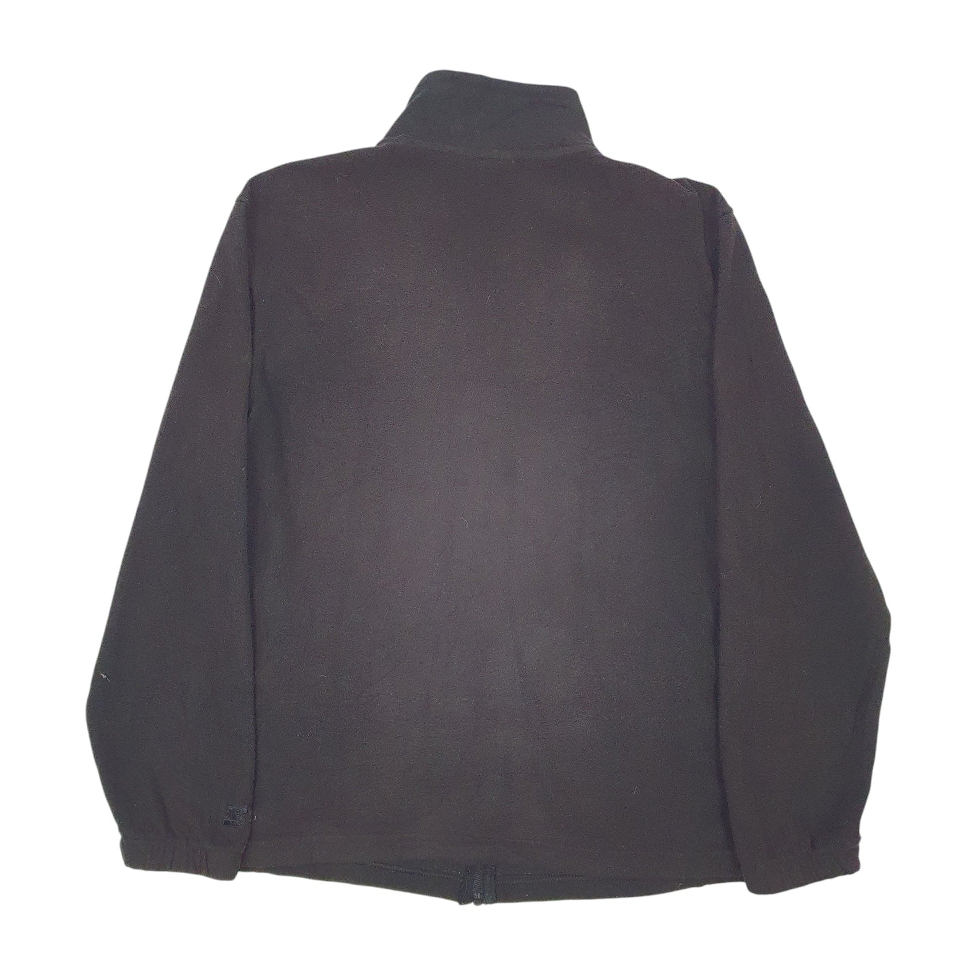 Mens Black Starter  Full Zip Jumper