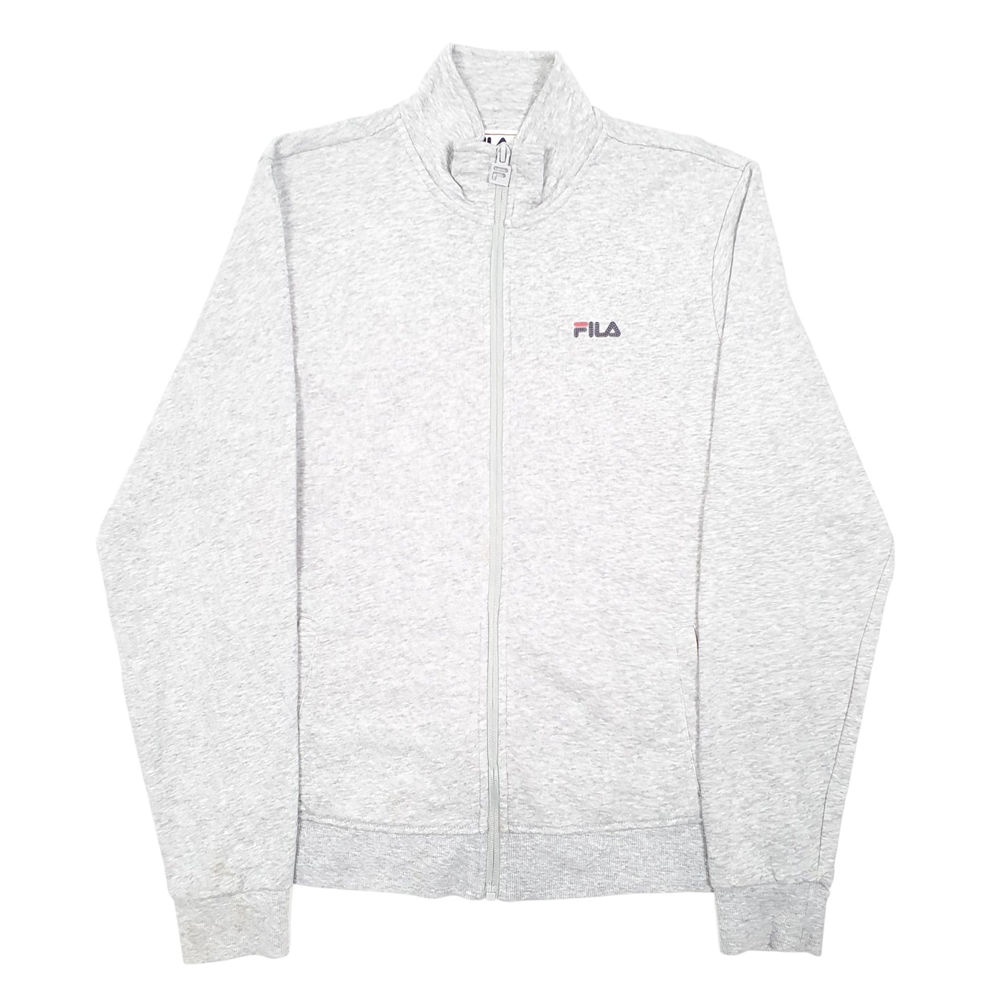 Womens Grey Fila  Full Zip Jumper