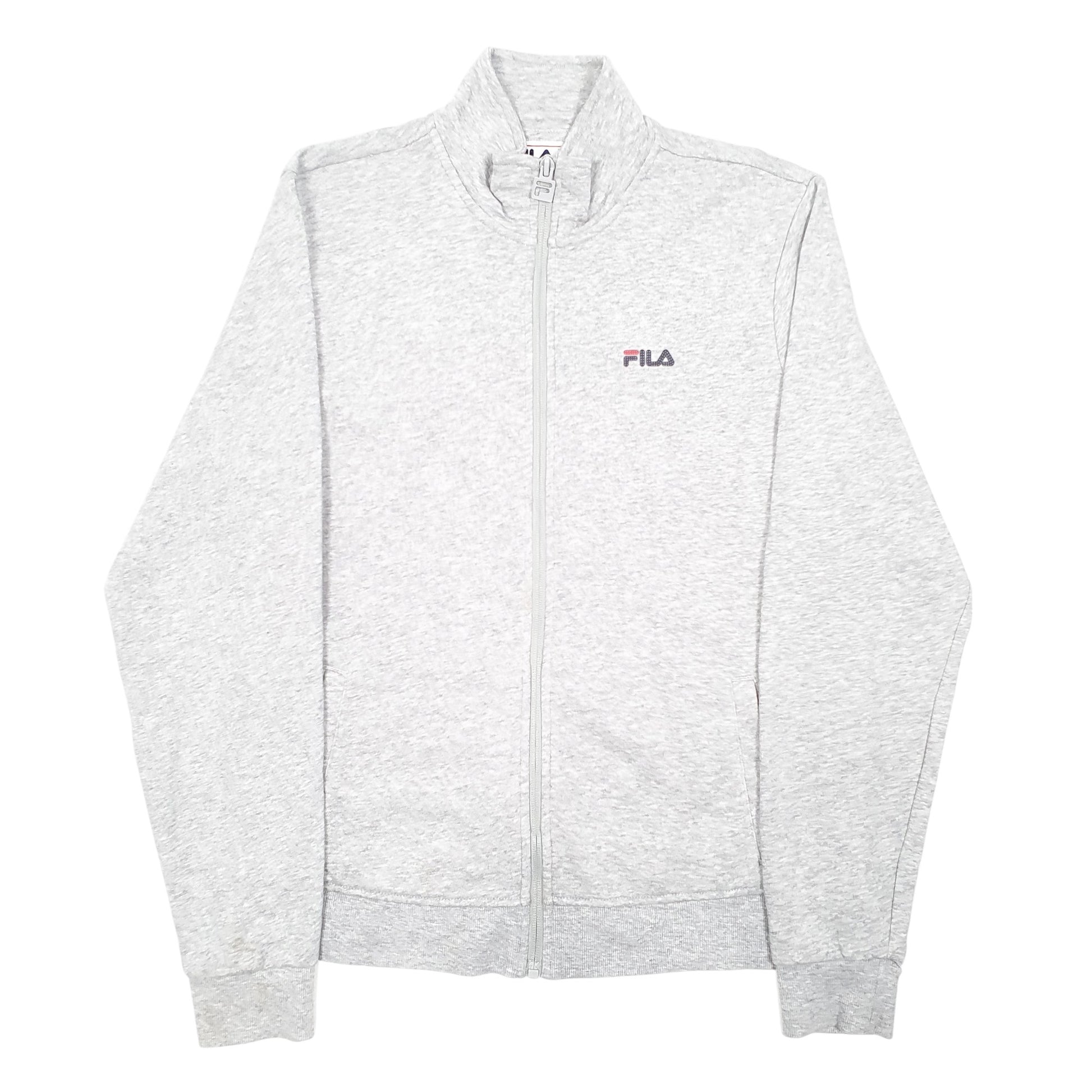 Womens Grey Fila  Full Zip Jumper