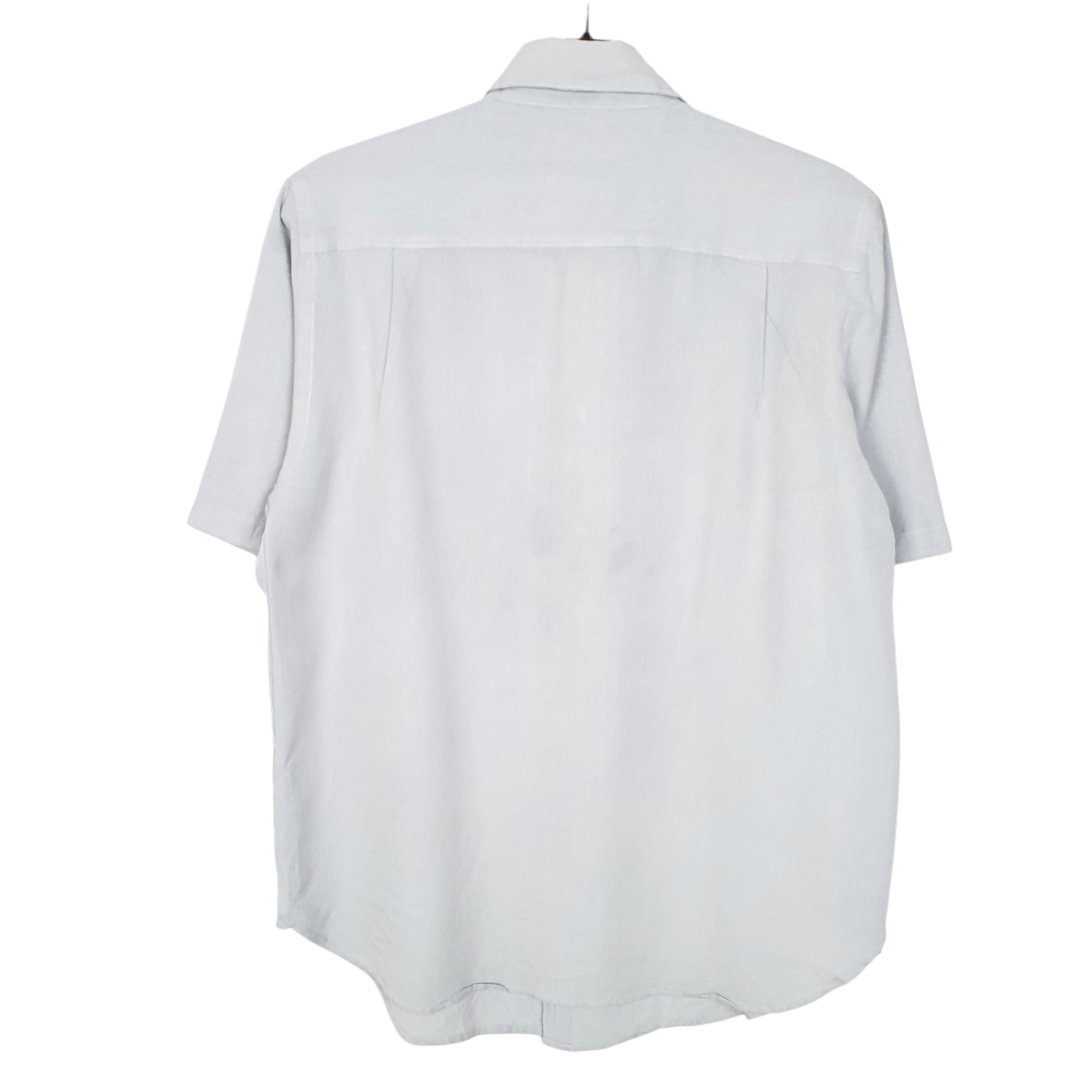 Mens Grey Dockers Houndstooth Short Sleeve Shirt