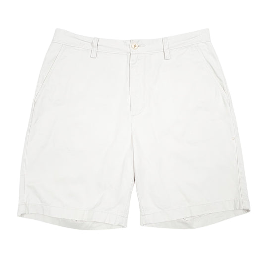 Mens Beige Nautica Classic Fit Deck Chino Shorts