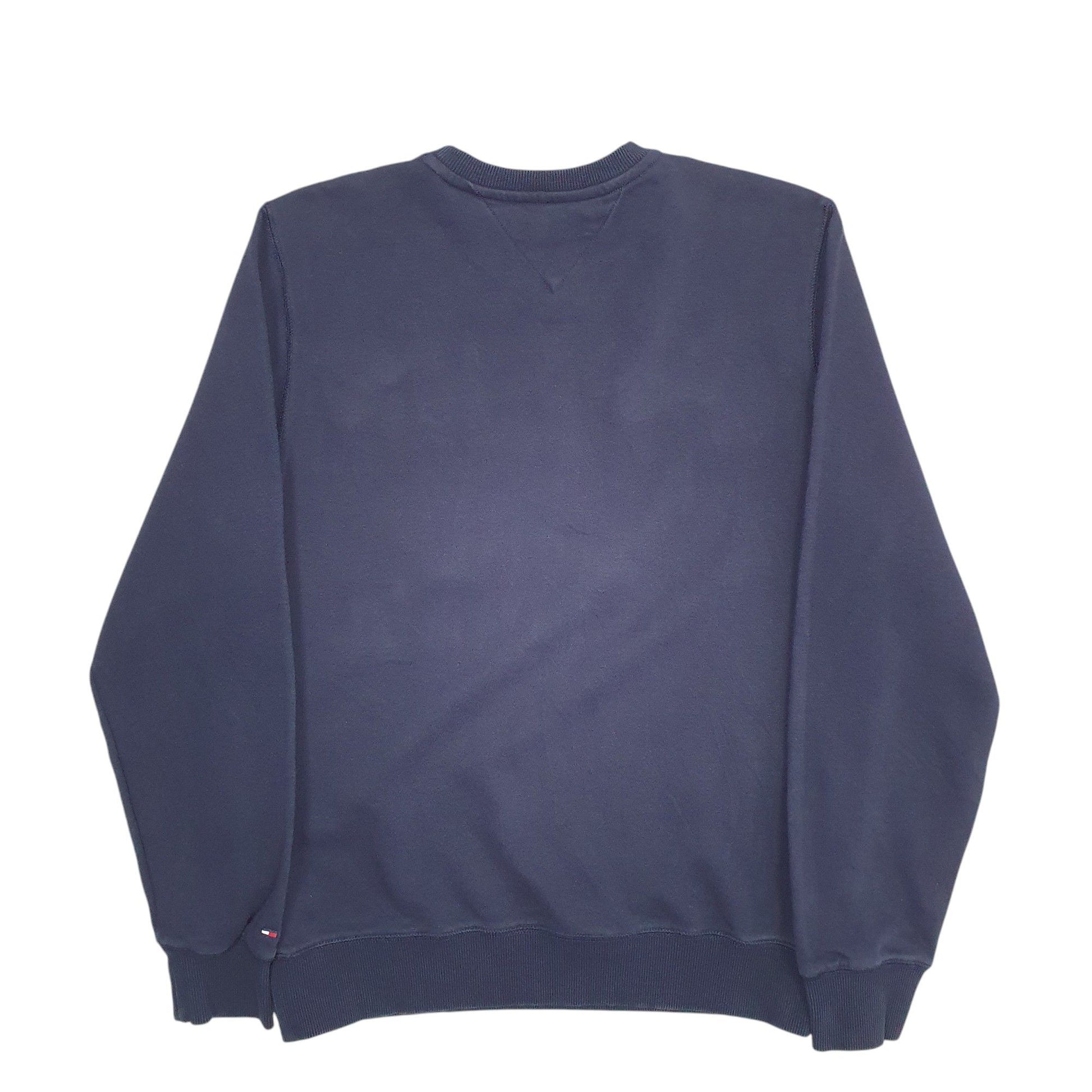 Mens Navy Tommy Hilfiger Spellout New York Crewneck Jumper