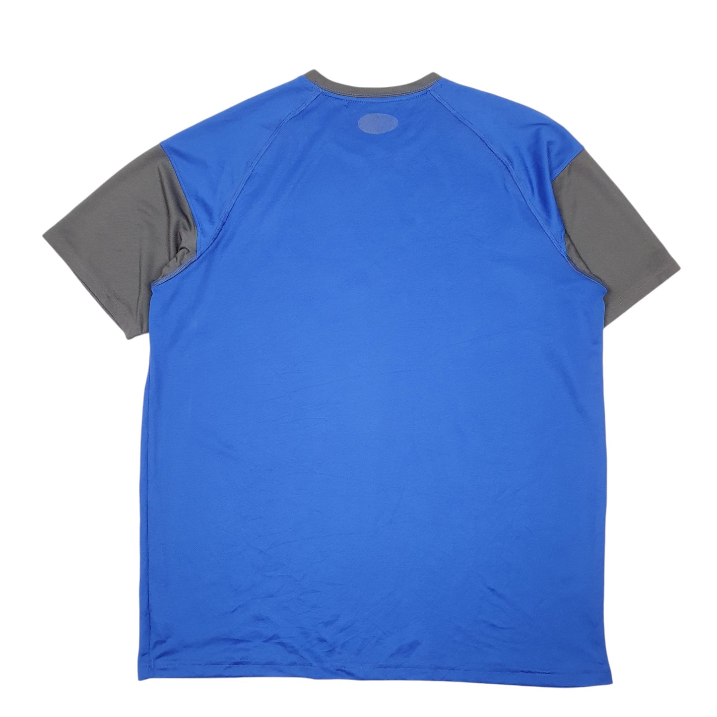 Mens Blue Under Armour UMASS Lowel River Hawks Active Workout Gym Short Sleeve T Shirt