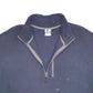 Mens Navy Starter  Quarter Zip Jumper