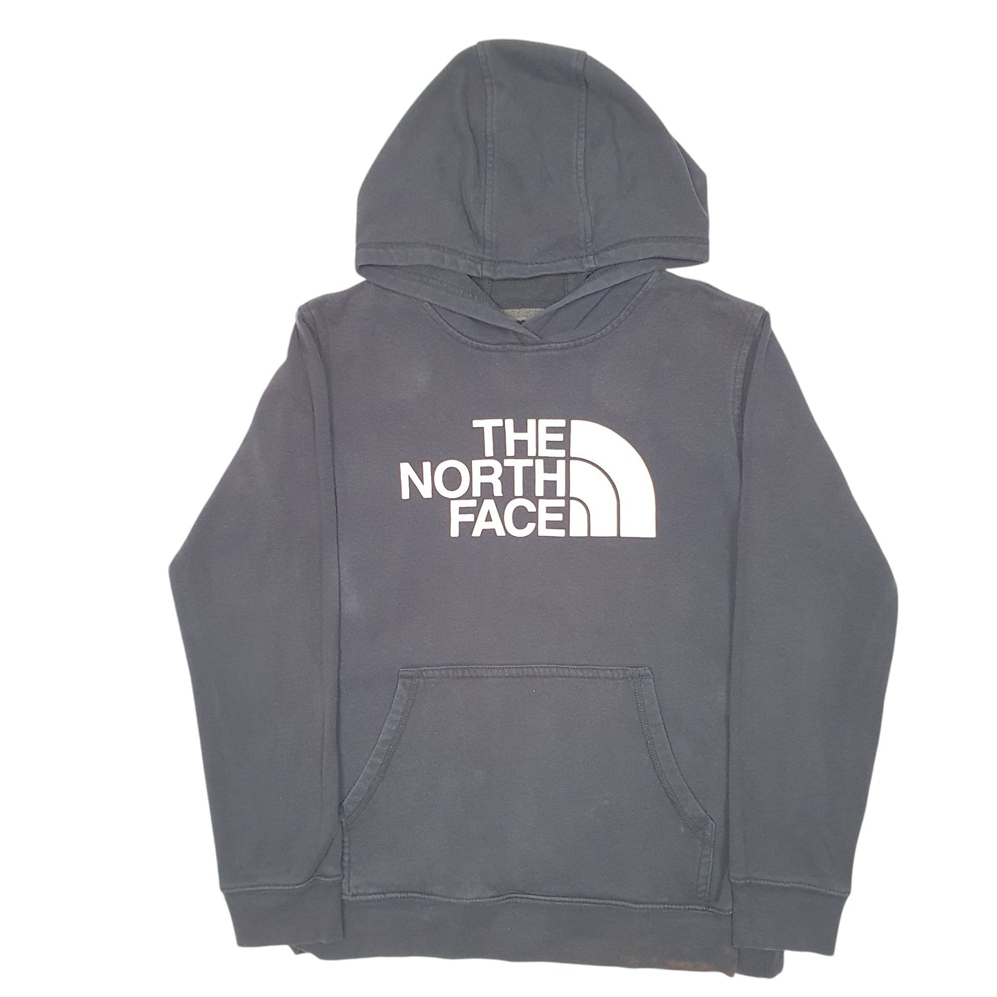 Womens Black The North Face Spellout Hoodie Jumper