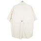 Mens Cream Columbia Sportswear PFG Performance Fishing Gear Short Sleeve Shirt