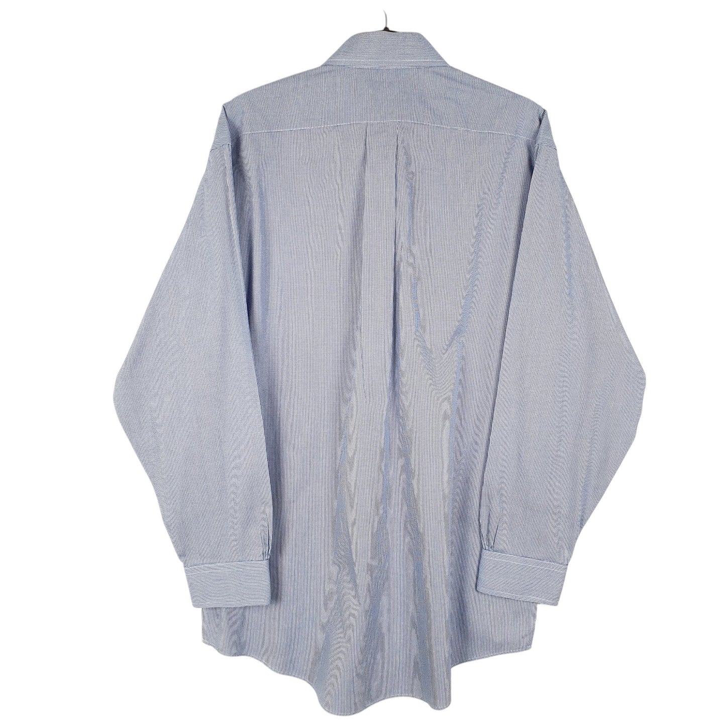 Mens Blue Brooks Brothers Houndstooth Long Sleeve Shirt