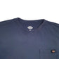 Mens Navy Dickies Pocket Short Sleeve T Shirt
