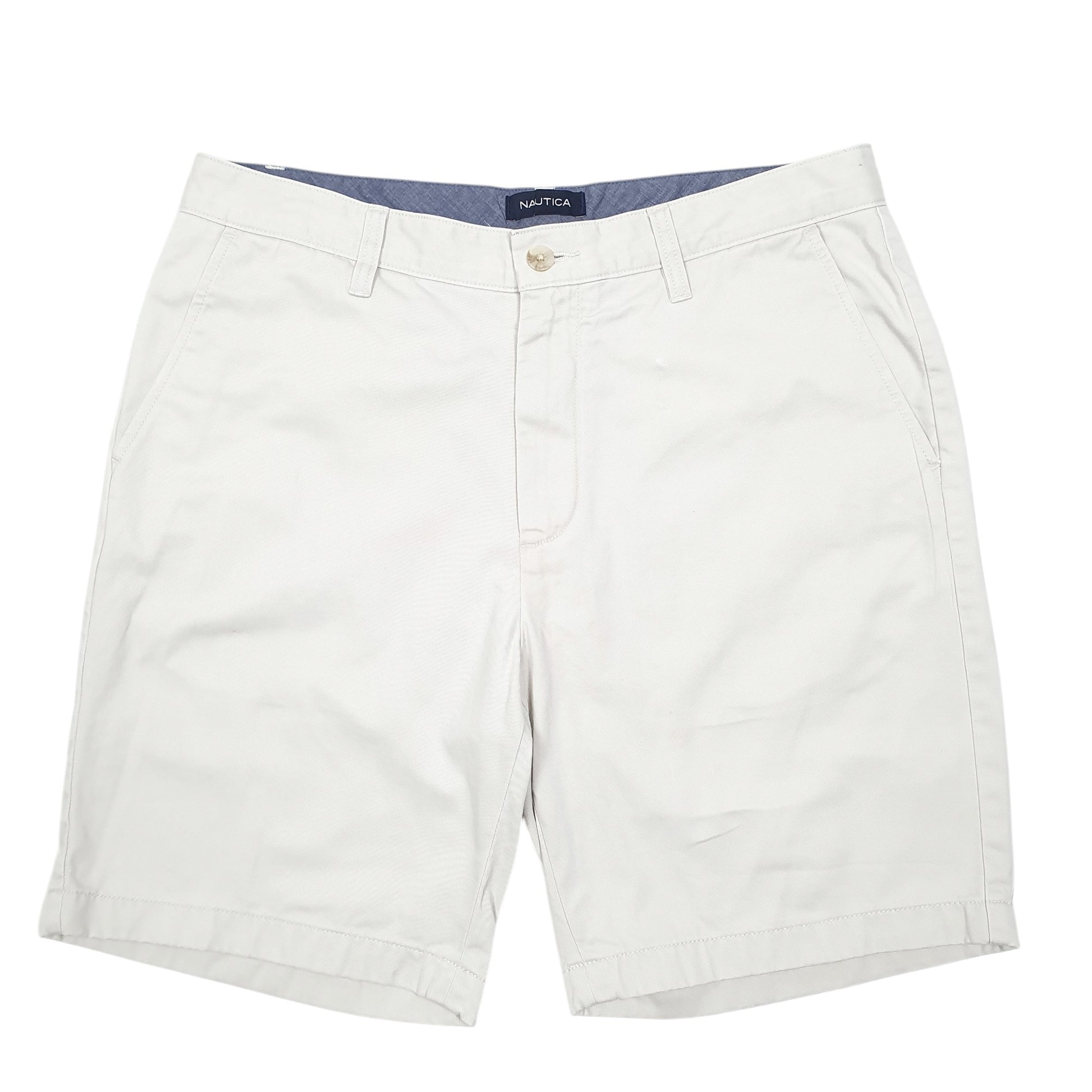 Mens Beige Nautica Deck Chino Shorts