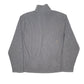 Mens Grey Starter  Quarter Zip Jumper