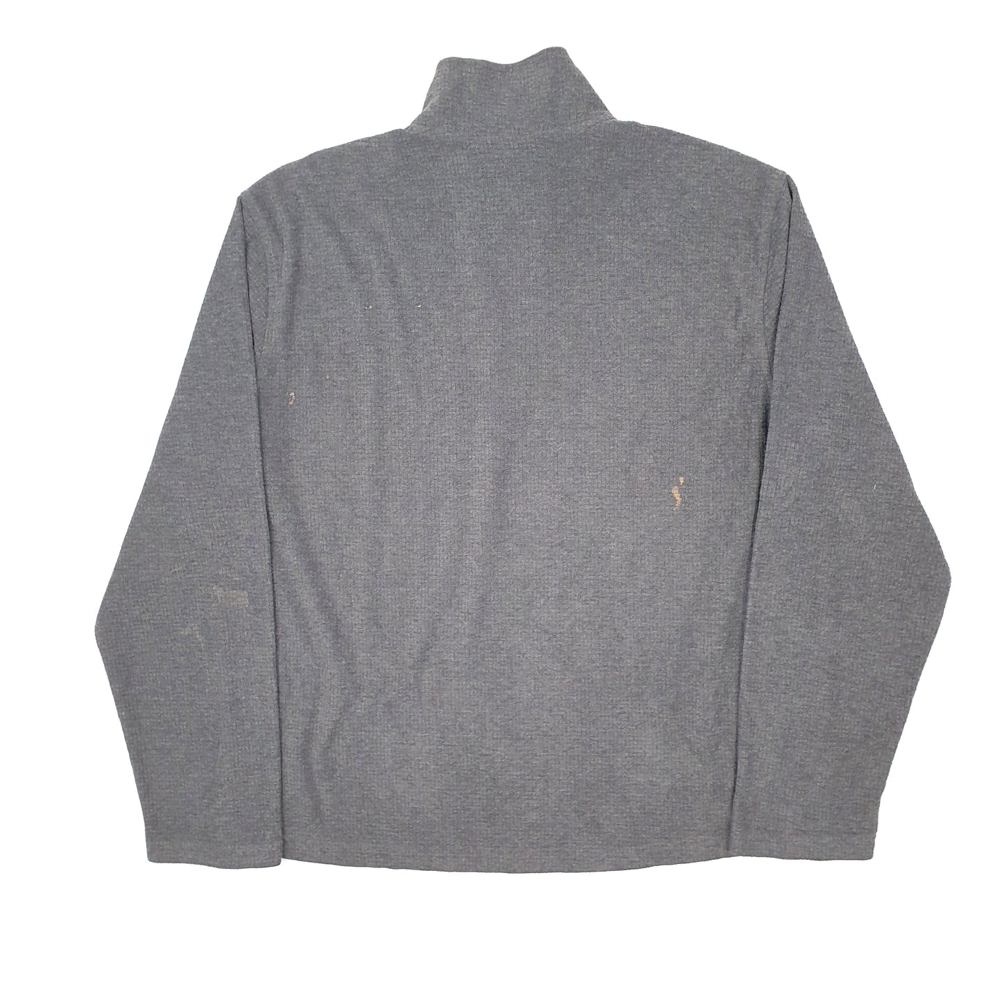Mens Grey Starter  Quarter Zip Jumper