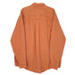 Mens Orange L.L.Bean Overshirt Long Sleeve Shirt