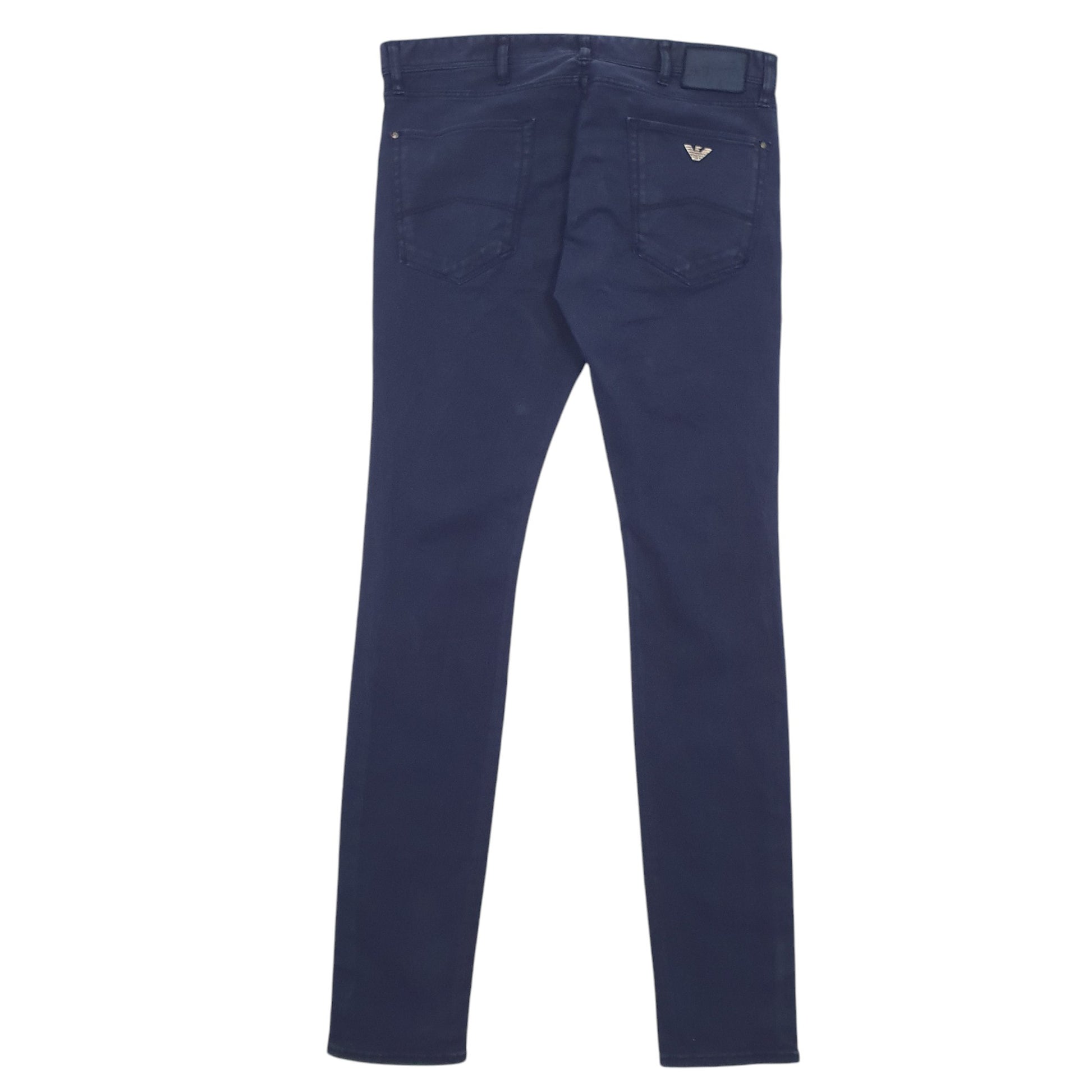 Mens Blue Armani Jeans  Chino Trousers