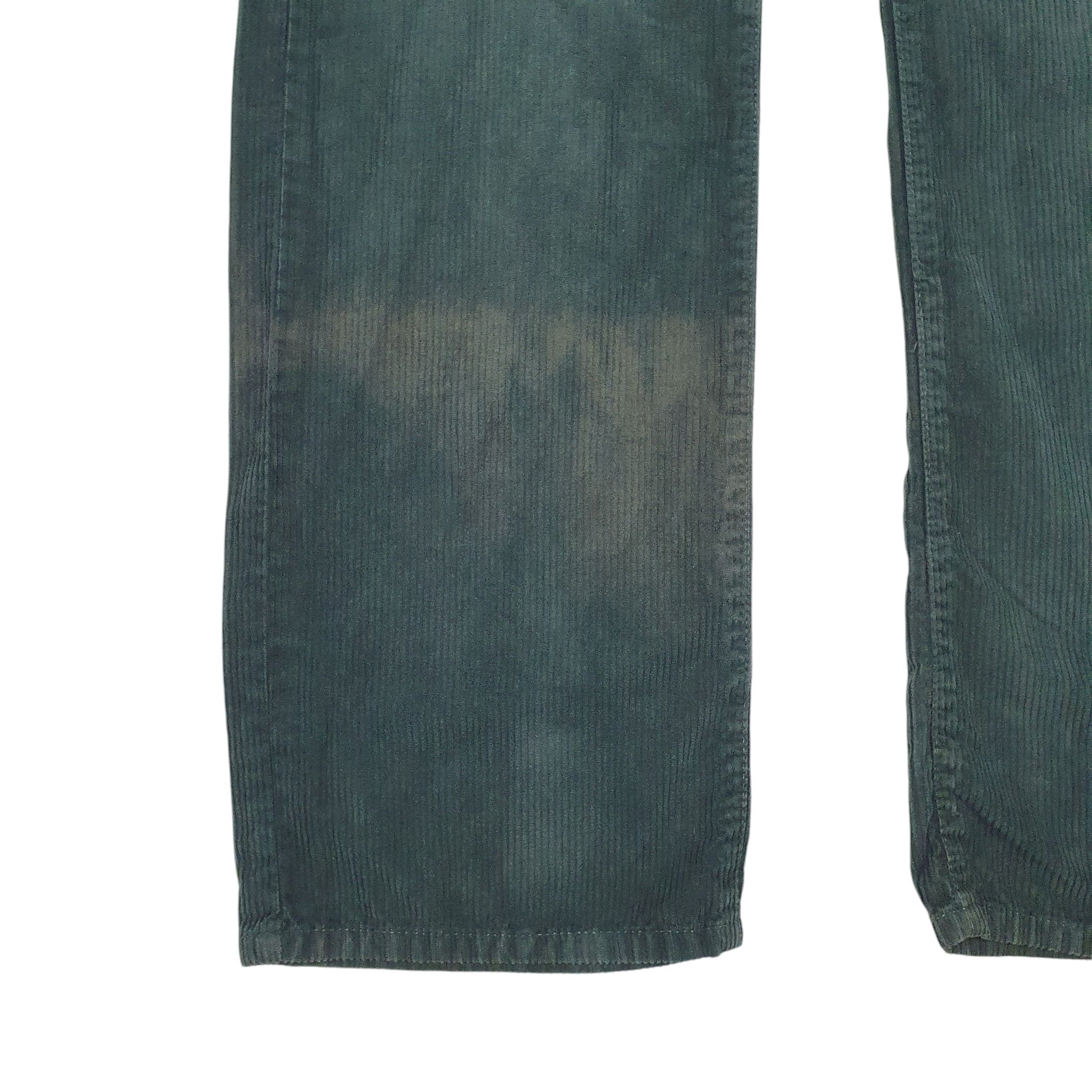 Mens Green Levis  Corduroy Trousers