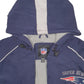 Mens Navy NFL New England Patriots American Football Super Bowl Champions Full Zip Jumper