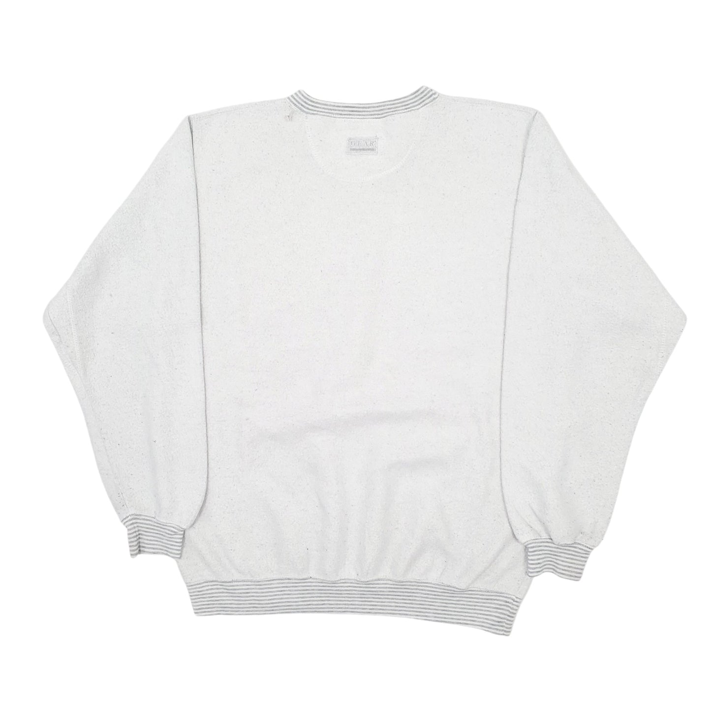 Mens Grey Gear for Sports Vintage 1990s Lafayette USA College Crewneck Jumper