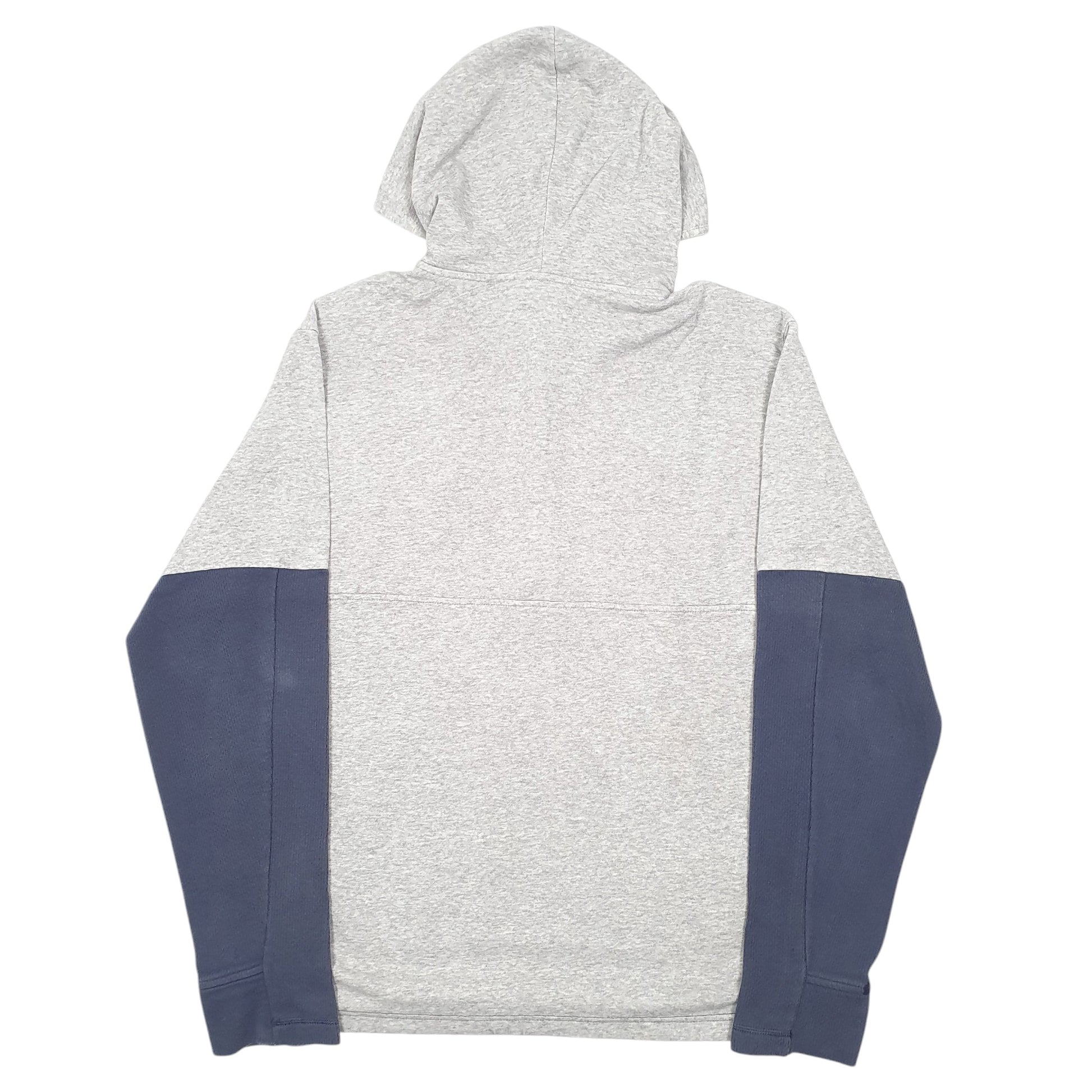 Mens Grey Adidas Half Zip Workout Gym Running Hoodie Jumper