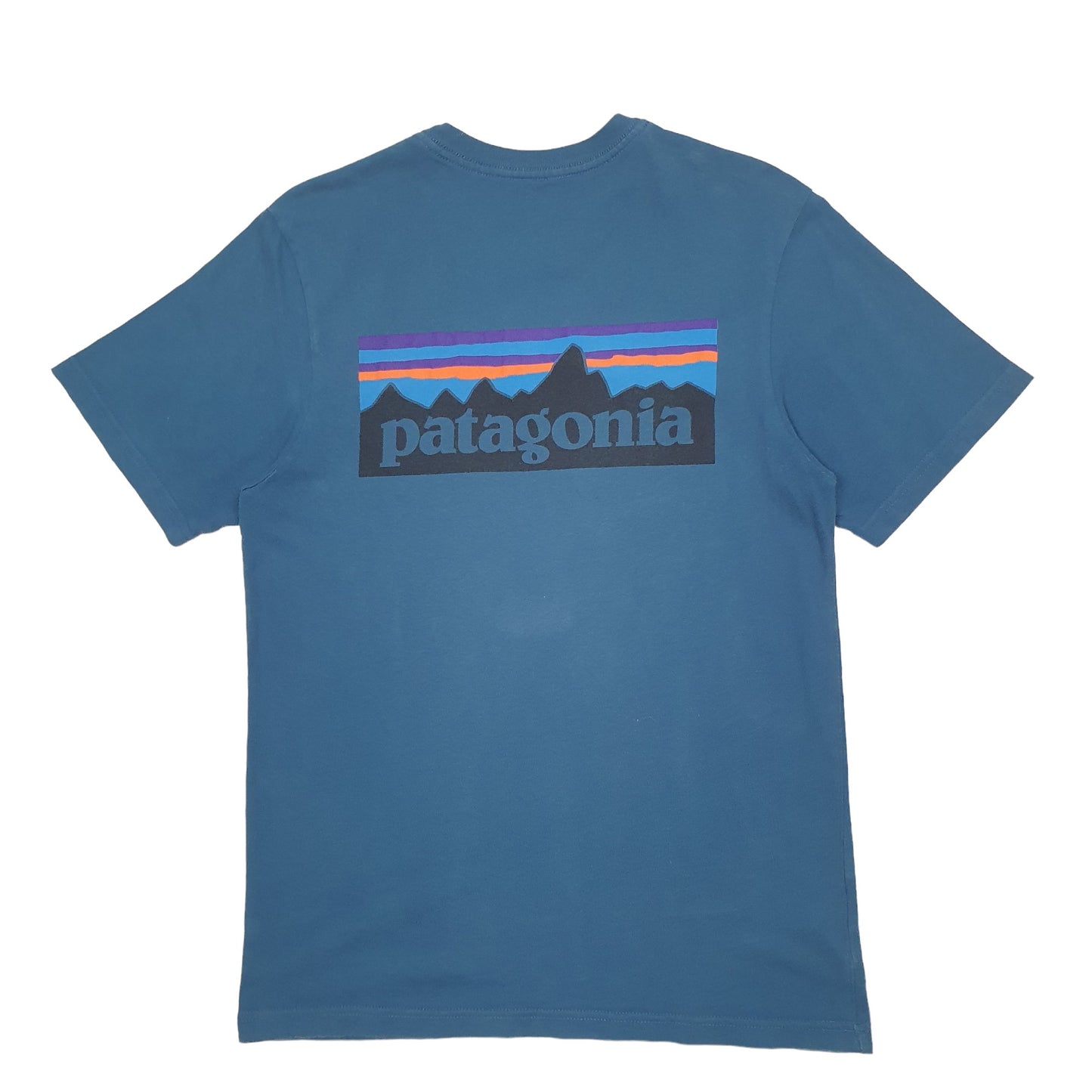 Mens Blue Patagonia  Short Sleeve T Shirt