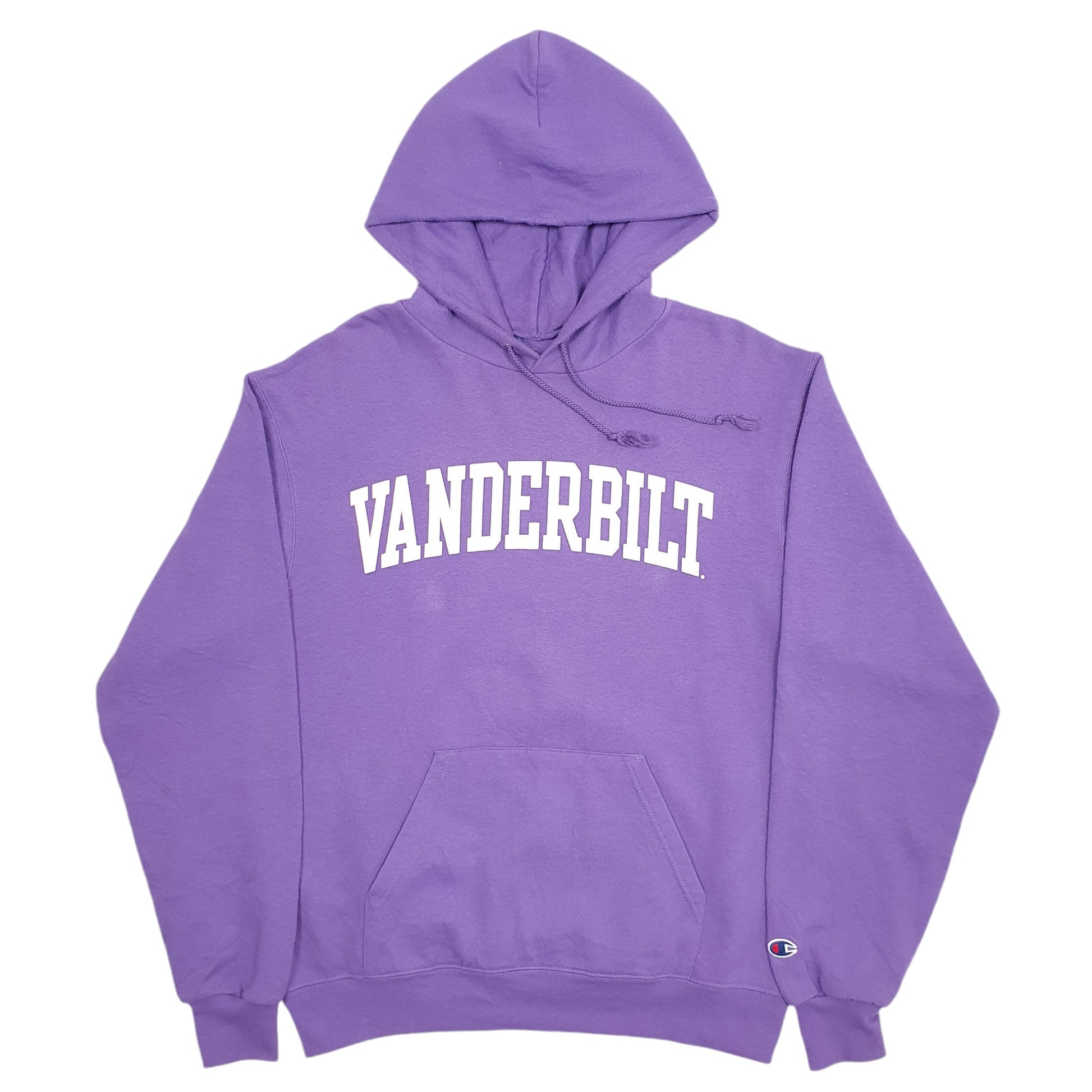 Mens Purple Champion Vanderbilt Spellout USA College Hoodie Jumper