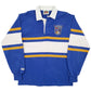 Mens Blue Barbarian Rugby St Maximillan Long Sleeve Polo Shirt