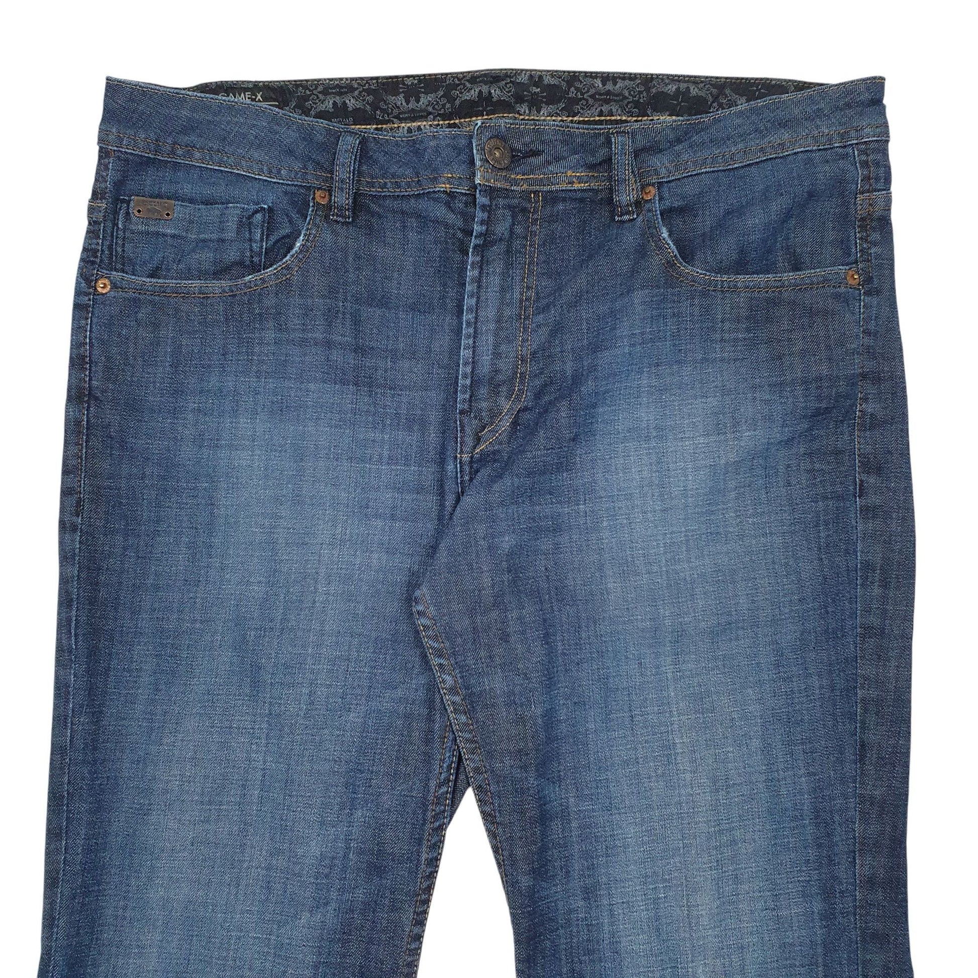 Mens Blue Buffalo Jeans  Game X JeansW38 L32