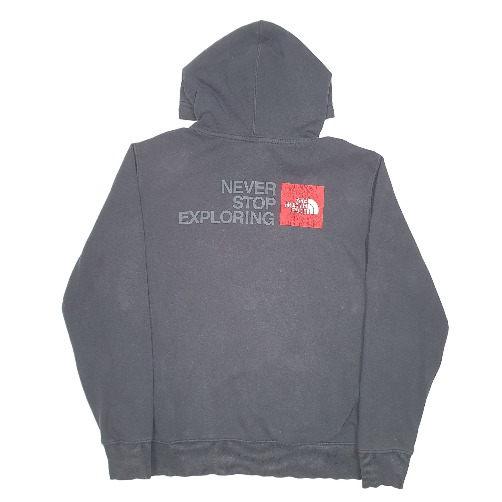 Mens Black The North Face Never Stop Exploring Hoodie Jumper