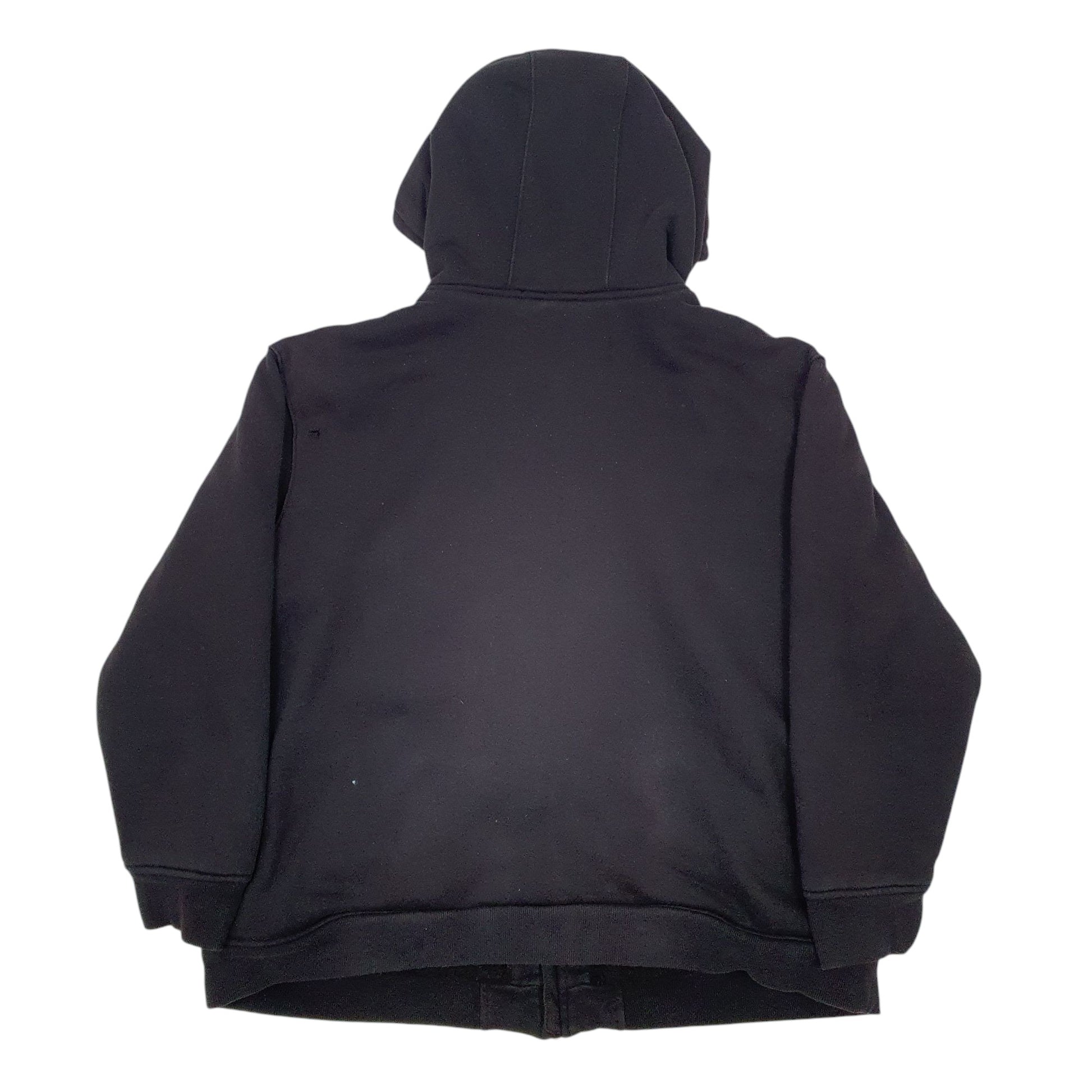 Mens Black Wrangler Workwear Fleece Lined Full Zip Jumper