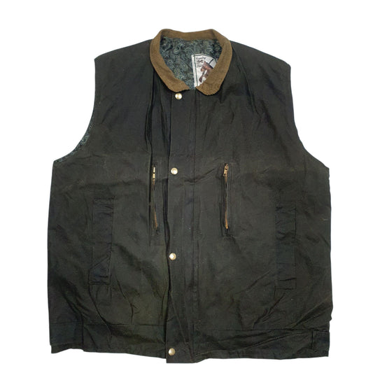 Mens Green Country Stile Gilet  Coat