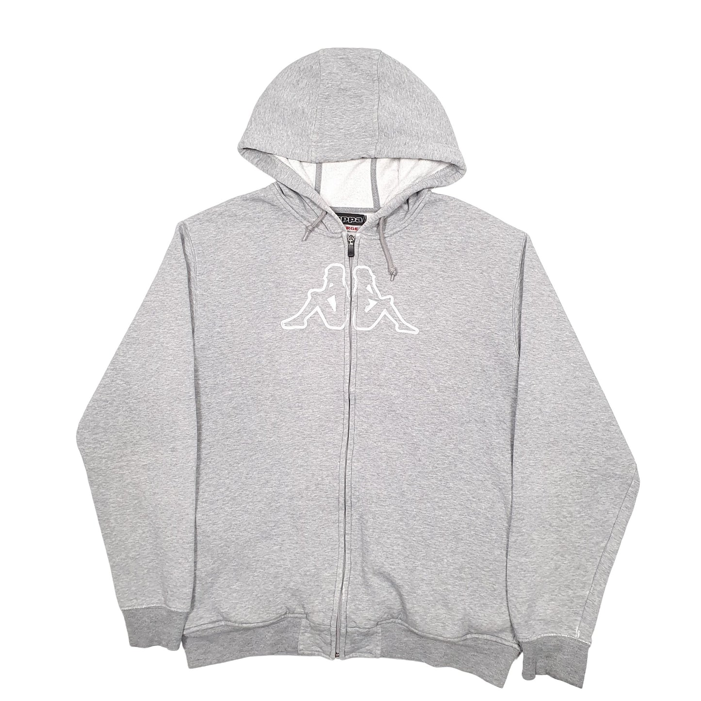 Mens Grey Kappa  Hoodie Jumper