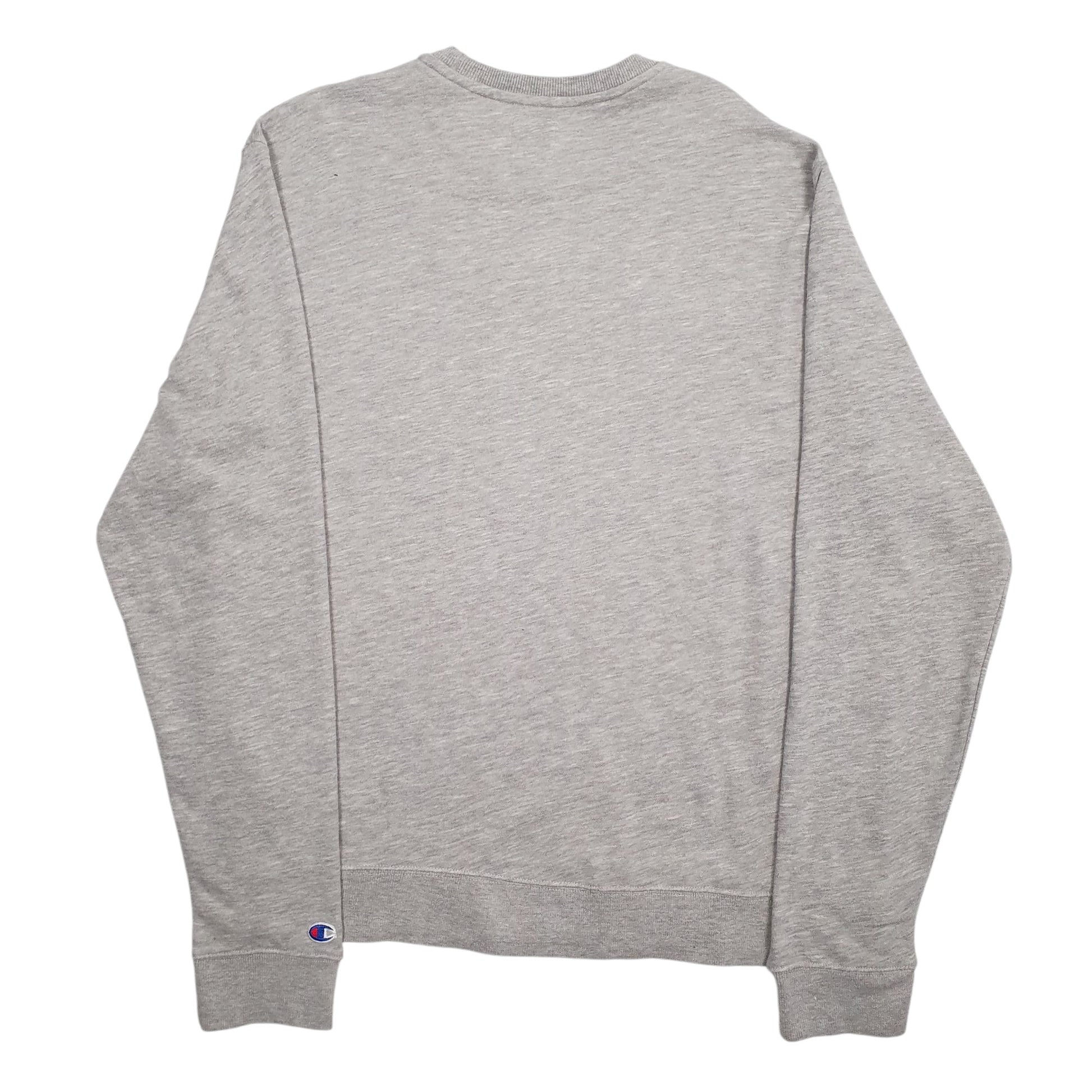 Mens Grey Champion  Crewneck Jumper