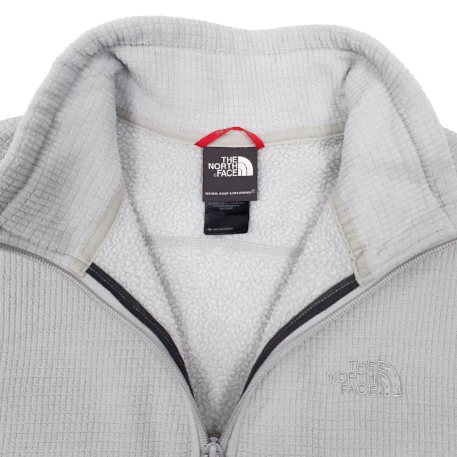 Mens Grey The North Face  Quarter Zip Jumper