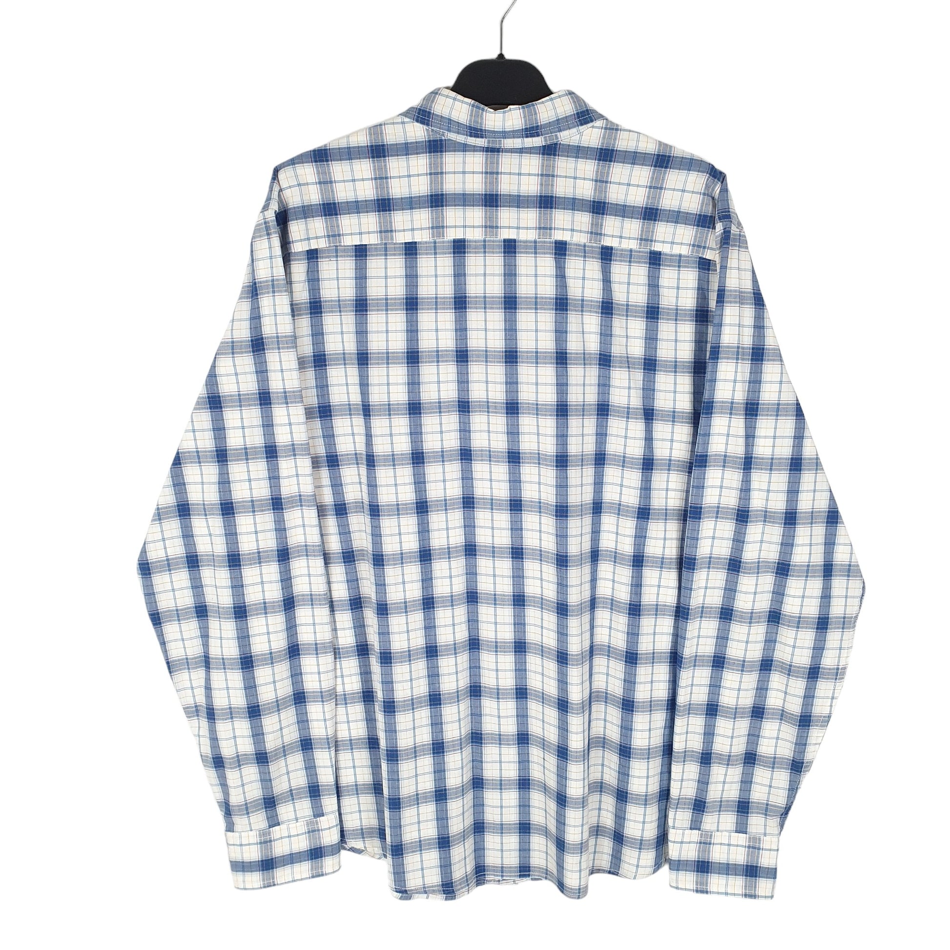 Mens White Levis Casual Stretch Long Sleeve Shirt