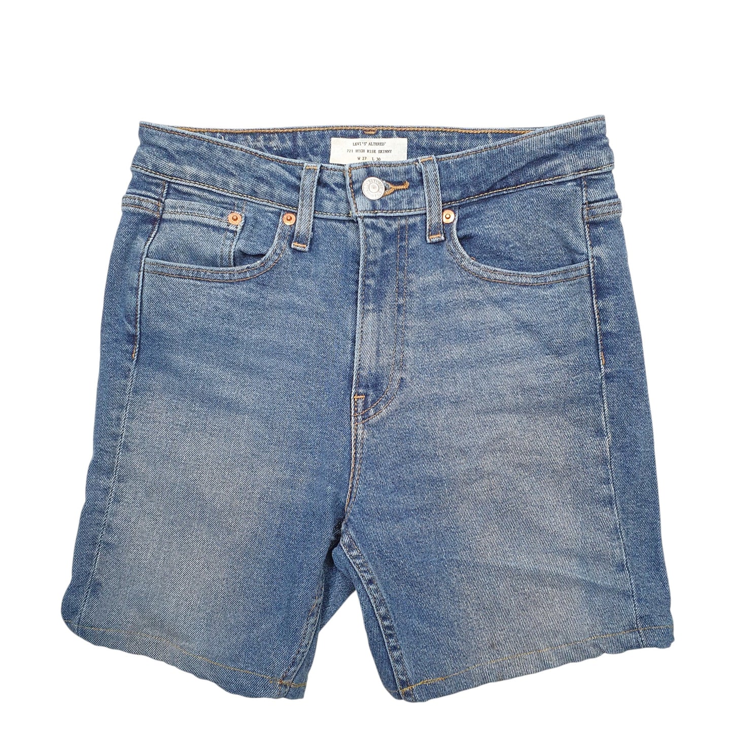 Womens Blue Levis  Denim Shorts