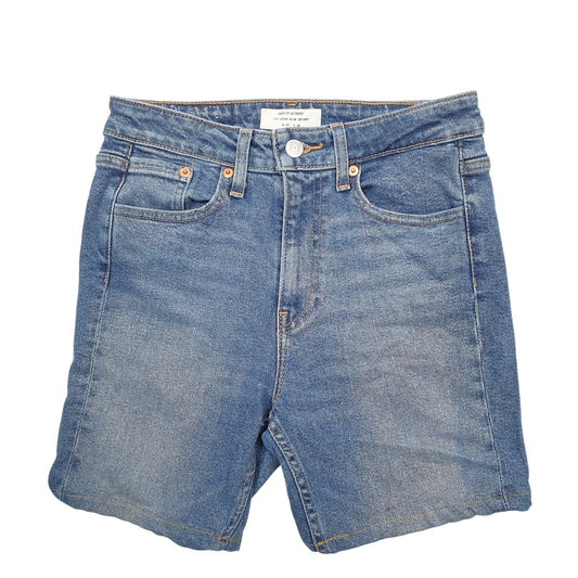 Womens Blue Levis  Denim Shorts
