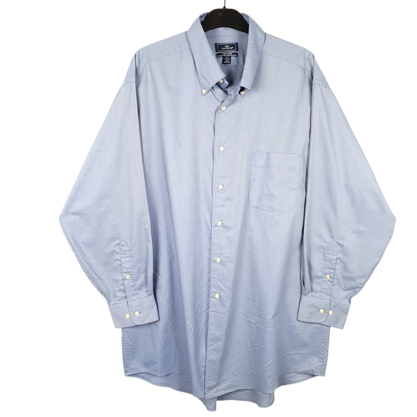 Mens Blue Dockers  Long Sleeve Shirt