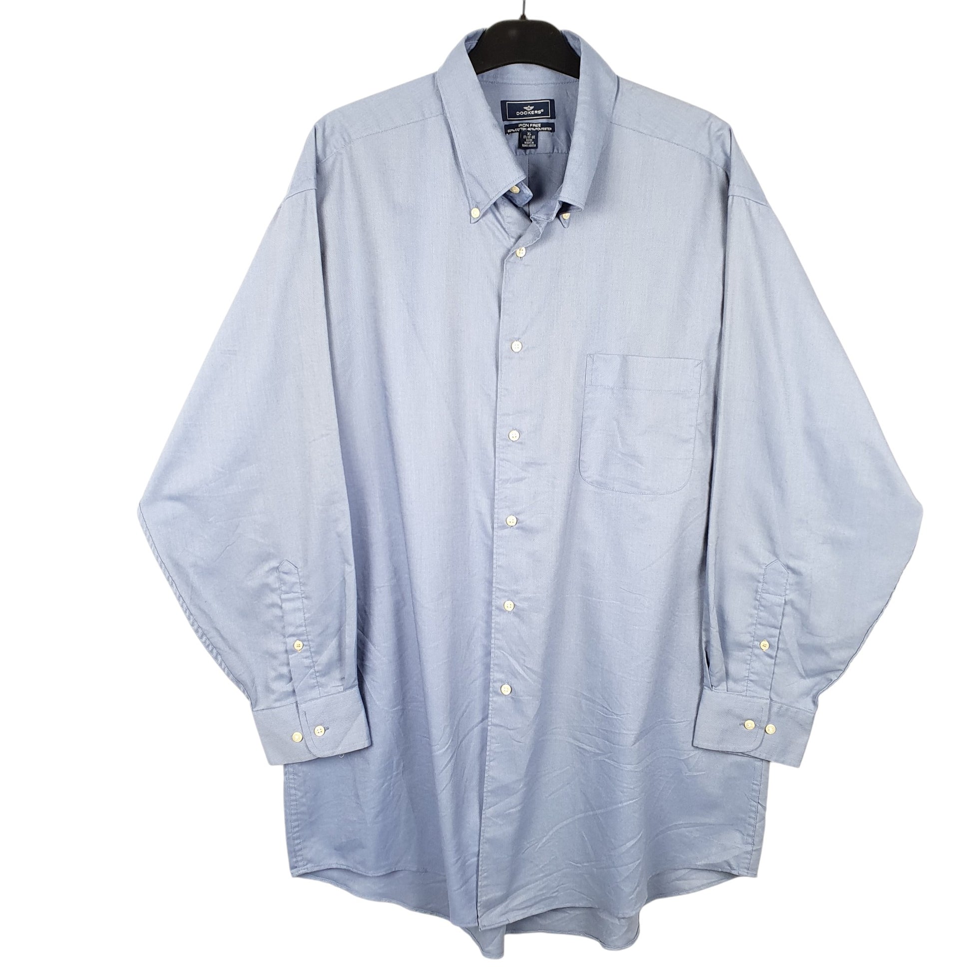 Mens Blue Dockers  Long Sleeve Shirt