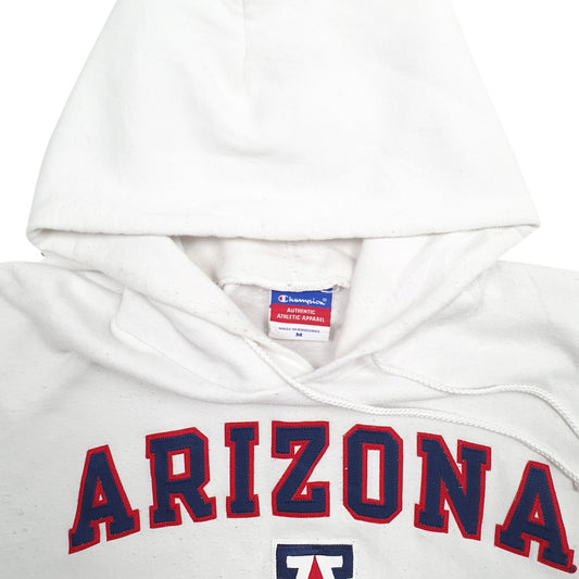 Womens White Champion Arizona Spellout Hoodie Jumper