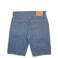 Mens Blue Levis Denim Jeans Jorts 505 Regular Denim Shorts