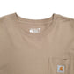 Mens Brown Carhartt  Short Sleeve T Shirt