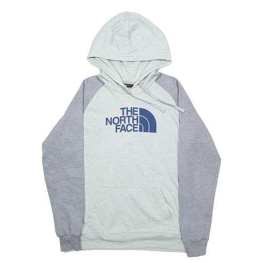 Womens Green The North Face Spellout Hoodie Jumper