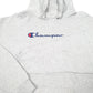 Mens Grey Champion Champagne Fizz Bubbly Hoodie Jumper