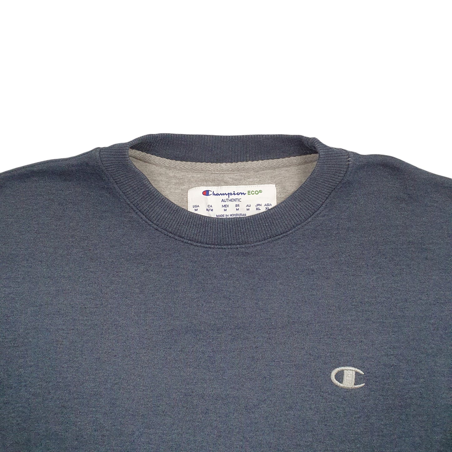 Mens Grey Champion  Crewneck Jumper