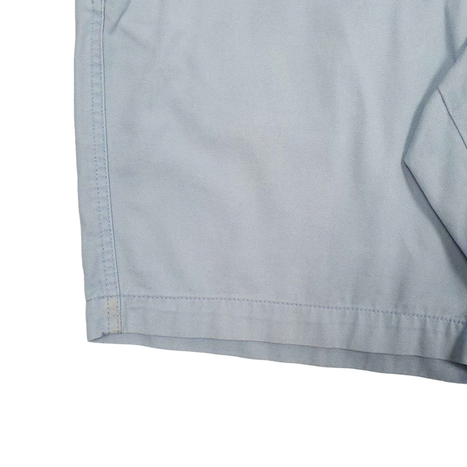 Mens Blue Chaps Deck Chino Shorts