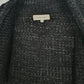 Mens Black River Island Chunky Knit Cardigan Jumper