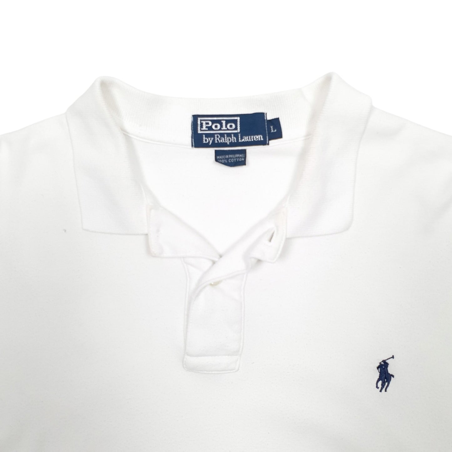 Mens White Polo Ralph Lauren  Short Sleeve Polo Shirt