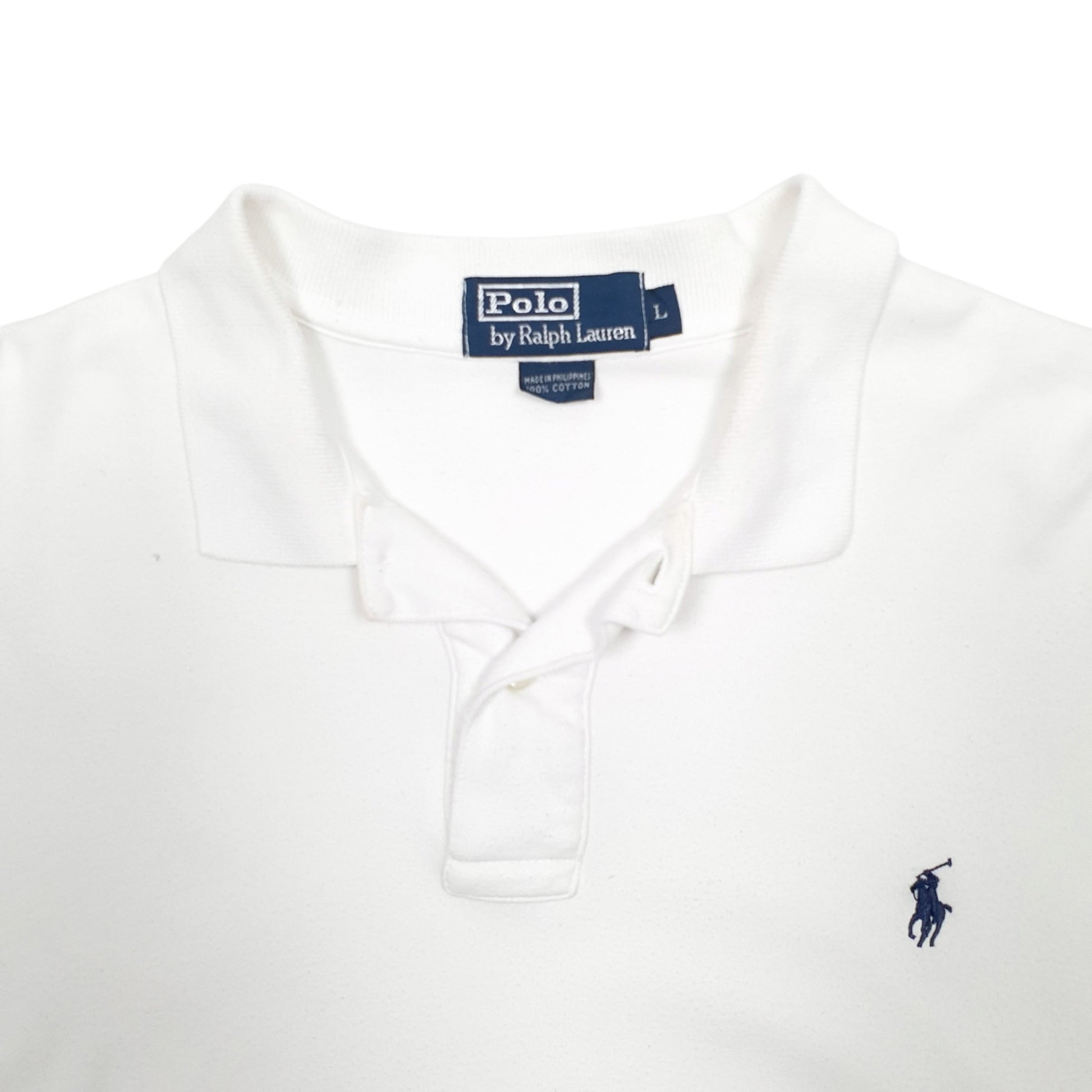 Mens White Polo Ralph Lauren  Short Sleeve Polo Shirt