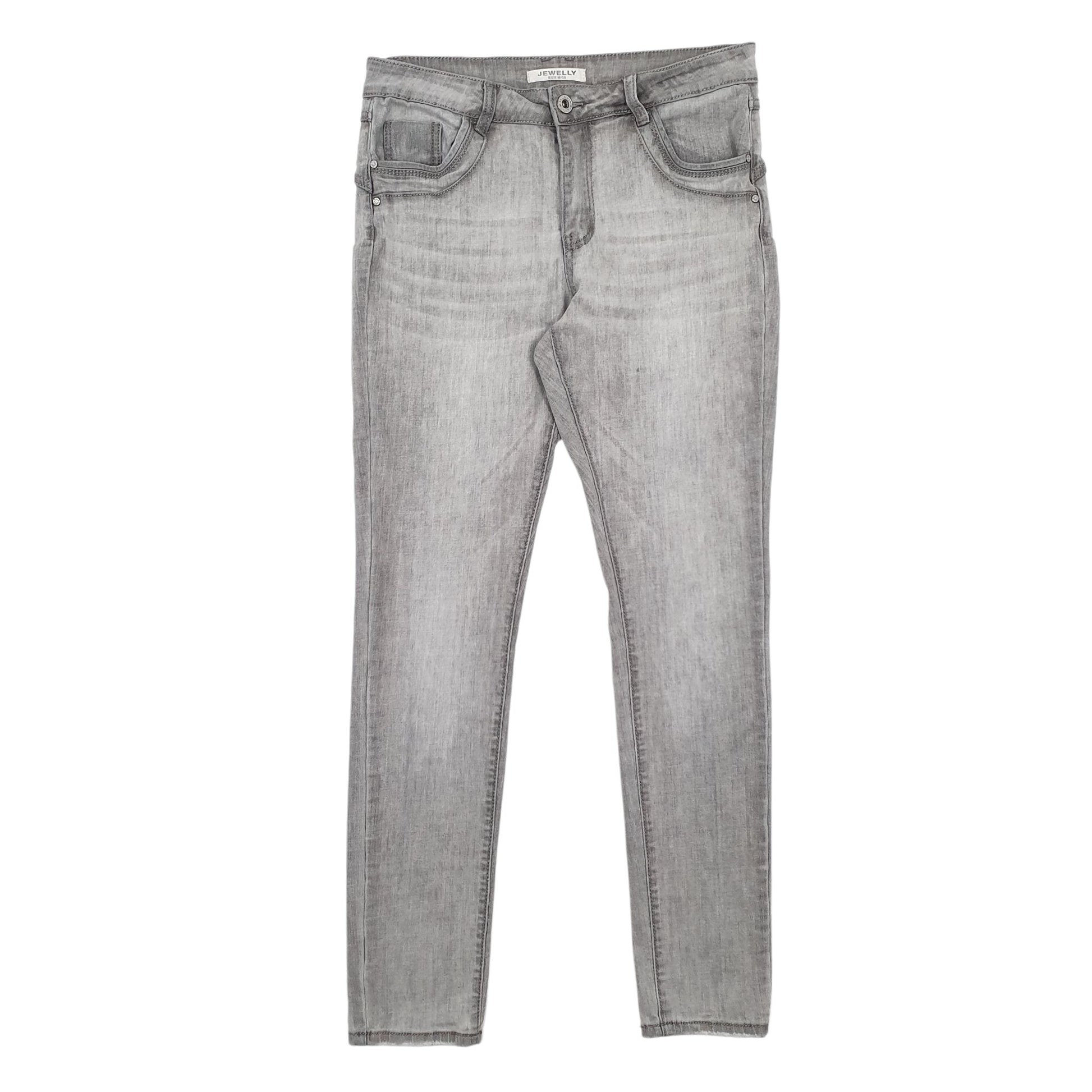 Mens Grey Jewelly  Casual JeansW32 L30